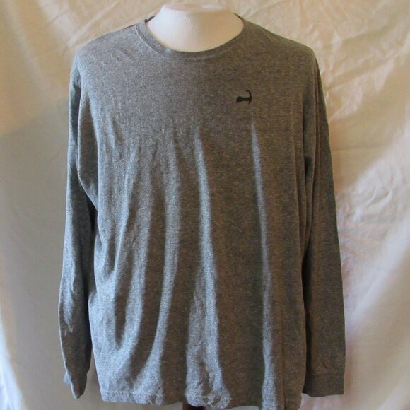 Vintage Cuffy's of Cape Cod Gray Long-Sleeve T-Shirt Size XL Cotton Blend EUC - Picture 2 of 6